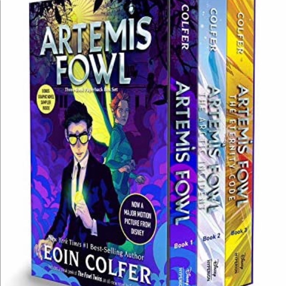 Artemis Fowl three book set